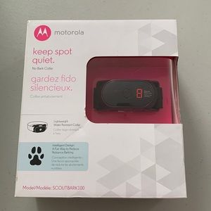 New Motorola No-Bark Control Collar. Keep Spot Quiet. Scoutbark100.